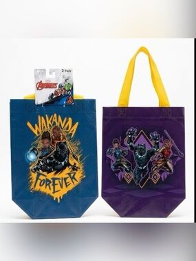 Wakanda Forever Marvel Avengers Mini Tote Pack of 2. NWT
